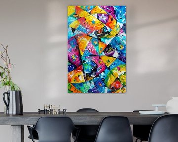 Abstract Kleuren Explosie van Imperial Art House