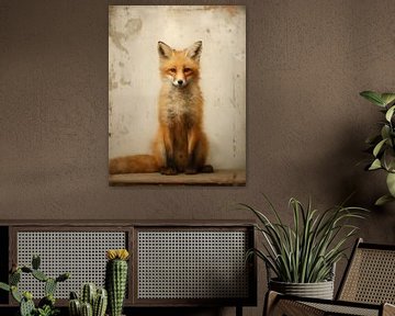 Portret van een Vos van Emil Husstege