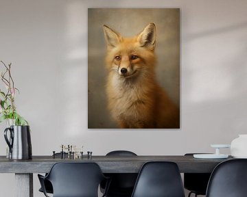 Portret van een Vos met Vriendelijke Blik