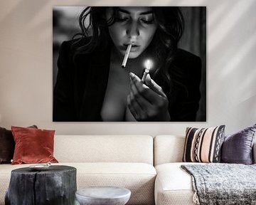 Portret van een senuele vrouw