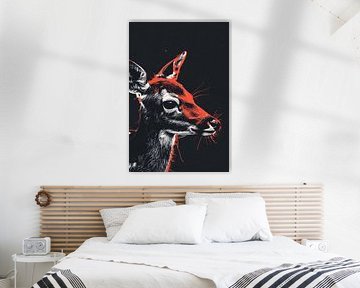 deer colourful by Imperial Art House