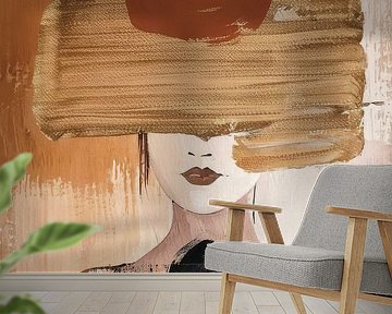aardetinten - abstract art 2 woman by TW living