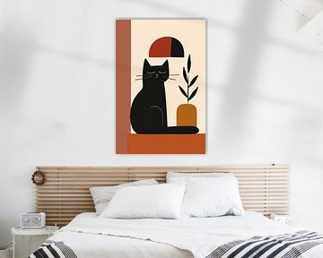 cat boho by Imperial Art House
