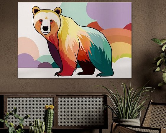 Example of the artwork in a room