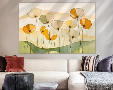 Blumenfeld abstrakt