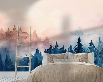 Morgenrood in het Woud no. 2 van ByNoukk