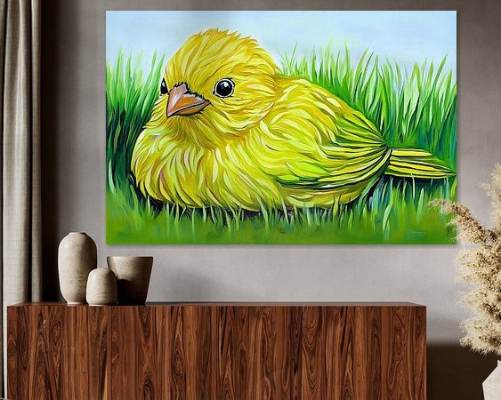 Example of the artwork in a room