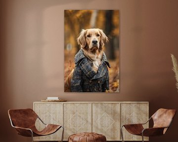 golden retriever van Imperial Art House