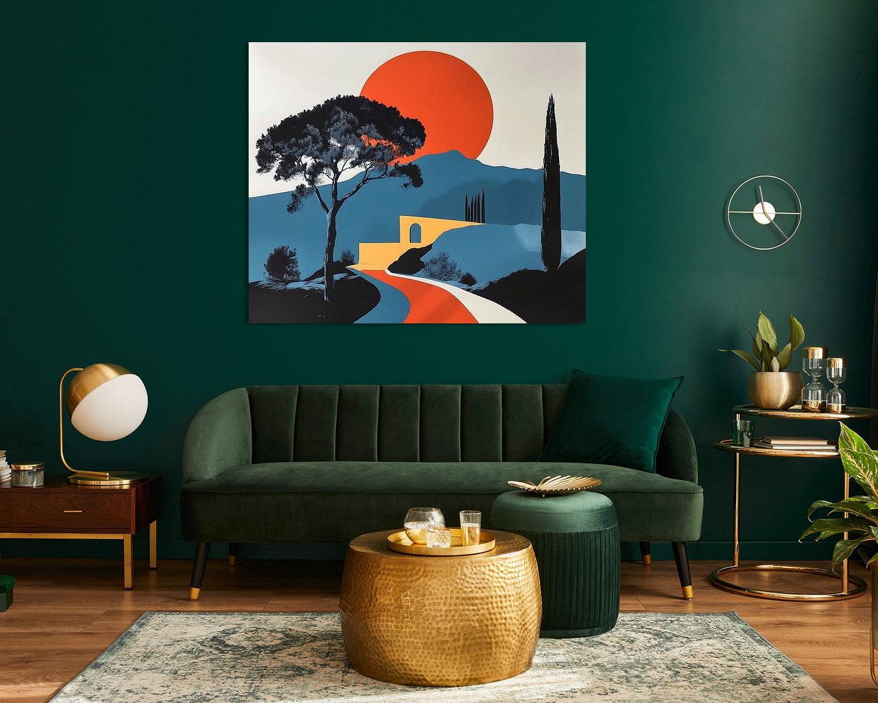 Example of the artwork in a room