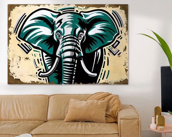 Example of the artwork in a room