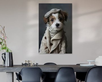 dog with hat