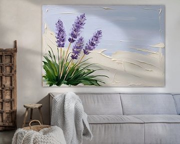 Peinture à la lavande avec des couleurs calmes sur Art & Soul Creations