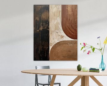 aardetinten - abstract art 6 van TW living