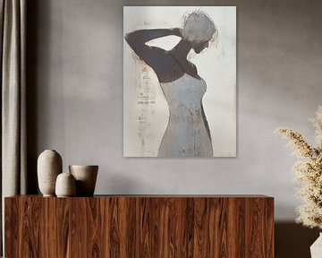 Gestileerde Vrouw van De Mooiste Kunst