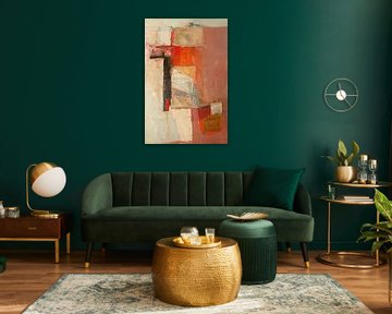 Abstract modern schilderij