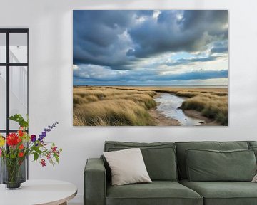 De kust bij de Waddeneilanden van The Photo Artist