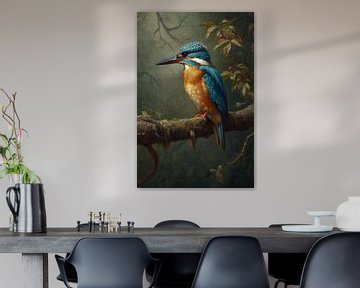 IJsvogel op de Tak van Emil Husstege