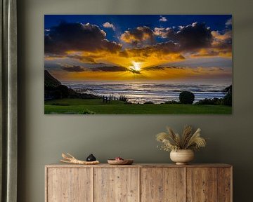 Sonnenuntergang in Neuseeland