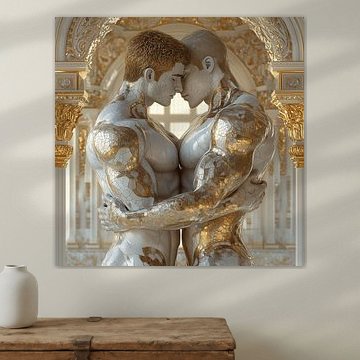 Mannelijke perfectie in steen gegoten