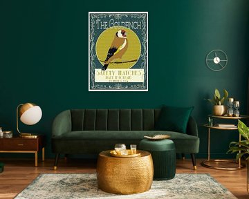 Goldfinch Safety Matches Made In Holland van Karin Steenge