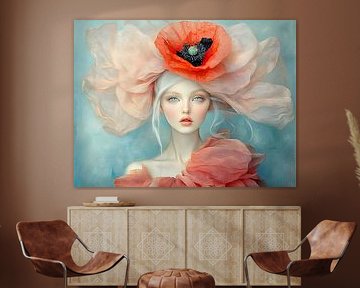 Beautiful poppy blossom