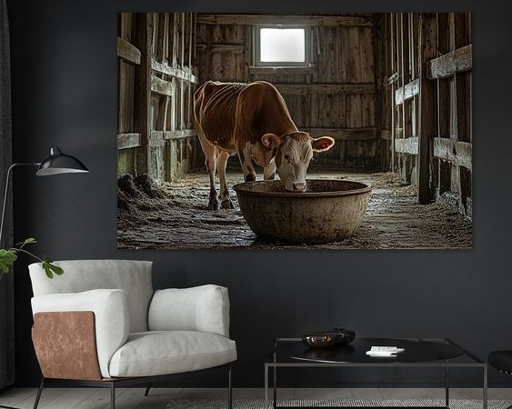 Example of the artwork in a room