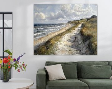 Dutch coast by Abstract Painting