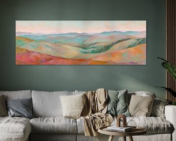 Bulgaria Panorama by Abstract Painting