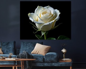 Een mooie witte roos