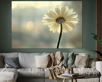 Portrait d'une fleur sereine dans une lumière douce sur Imperial Art House