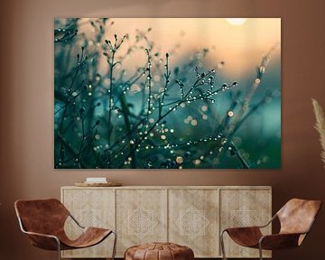 Subtle morning dew on delicate branches by Imperial Art House