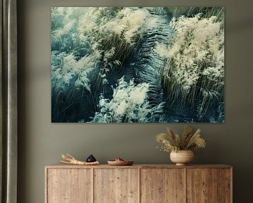 Ruisseau à travers les prairies avec de l'eau apaisante sur Imperial Art House