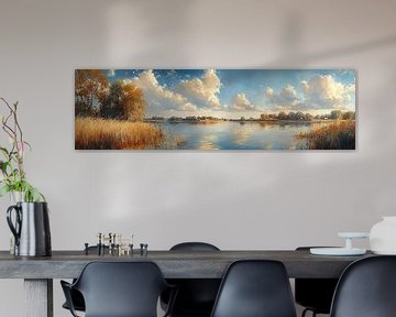 Dutch Landscape by Abstract Painting