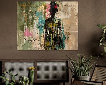 Portret modern schilderij 23.3576 van Blikvanger Schilderijen