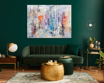 Modern abstract design van Abstract Schilderij
