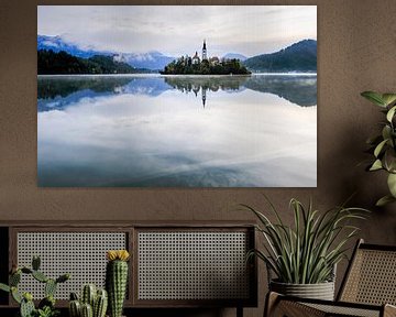 Morgenlicht am Bleder See Slowenien von martin slagveld