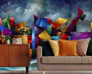 Example of the artwork in a room