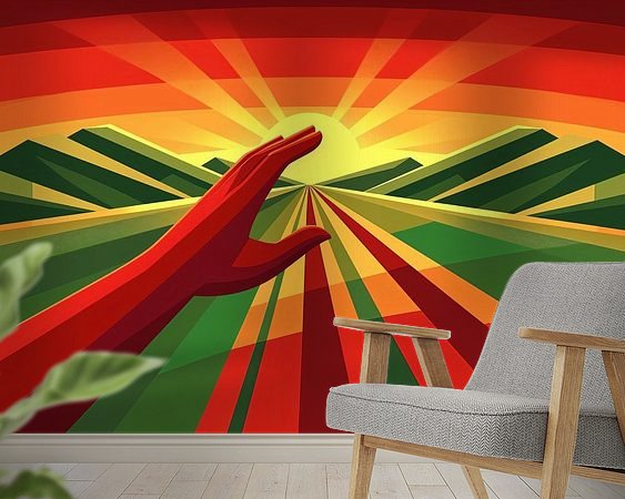 Example of the artwork in a room