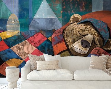 Example of the artwork in a room