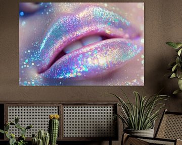 Glinsterende parelmoer lippen van Art & Soul Creations