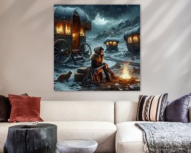 Example of the artwork in a room