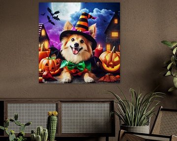 Sprookjesachtige Pup's Halloween Howl van Laly Laura