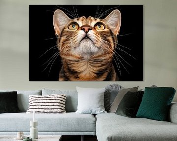 Nearby image of a curious cat by Imperial Art House
