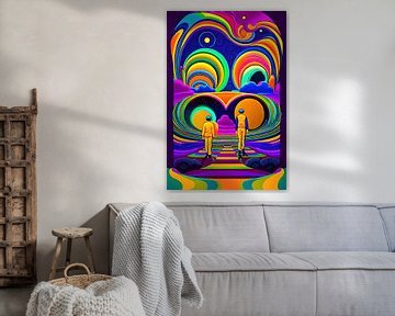 Psychedelische wereld van Laly Laura