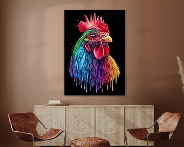 Pop-art kraan met druipeffect van Pixelbull Design