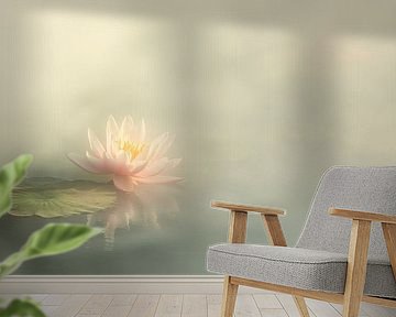 Lotus im weichen Morgennebel von Art & Soul Creations