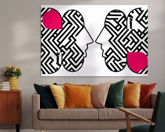 Example of the artwork in a room