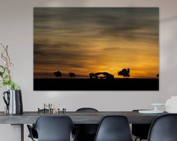 Sunset in Australian Outback by Arne Hendriks