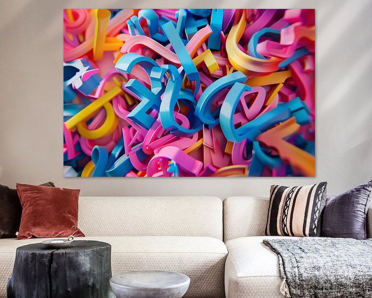 Example of the artwork in a room
