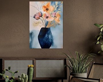 Flower drawing by Zen and More